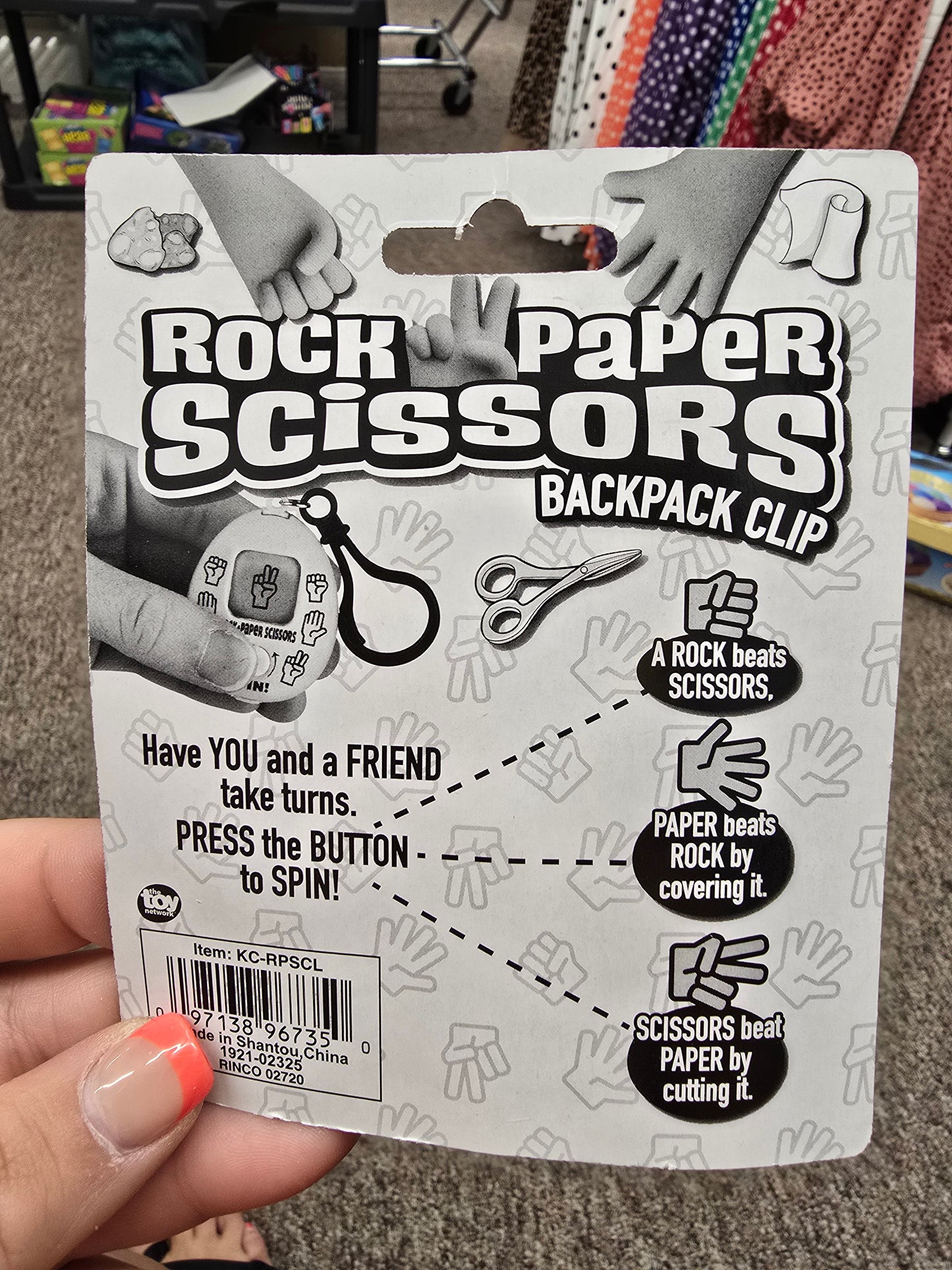 Rock Paper Scissors Fidget