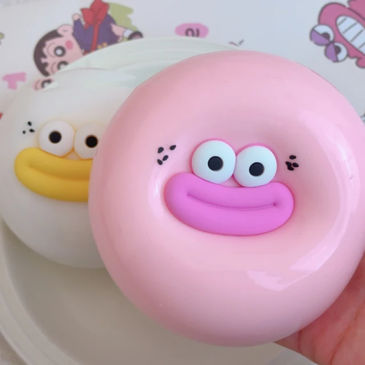 Squishy Ball with removable face.