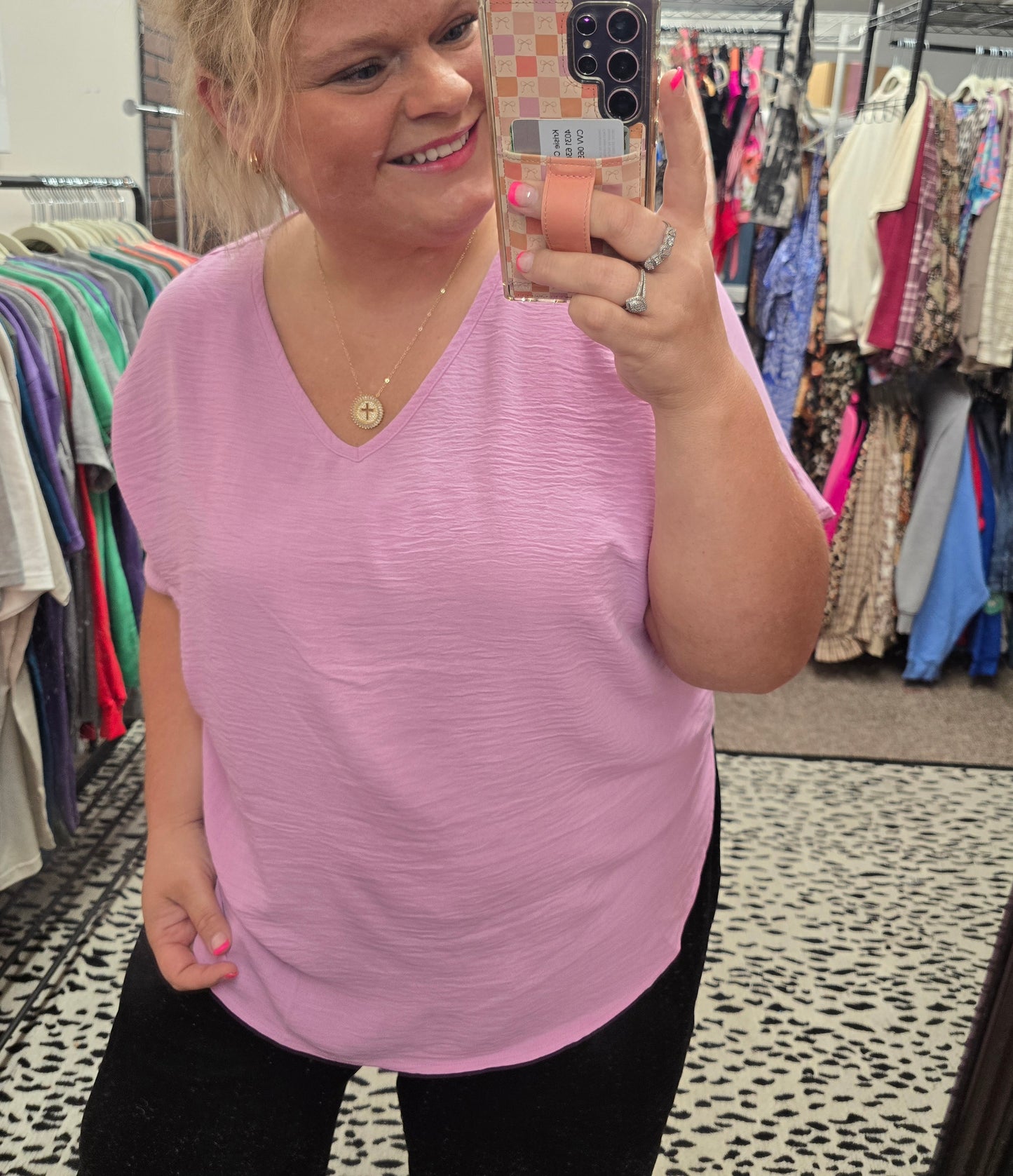 Pink Airflow Blouse