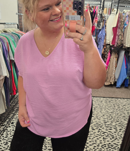 Pink Airflow Blouse