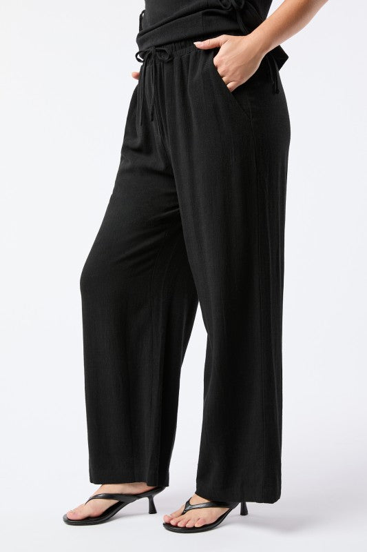 Black Linen Pants