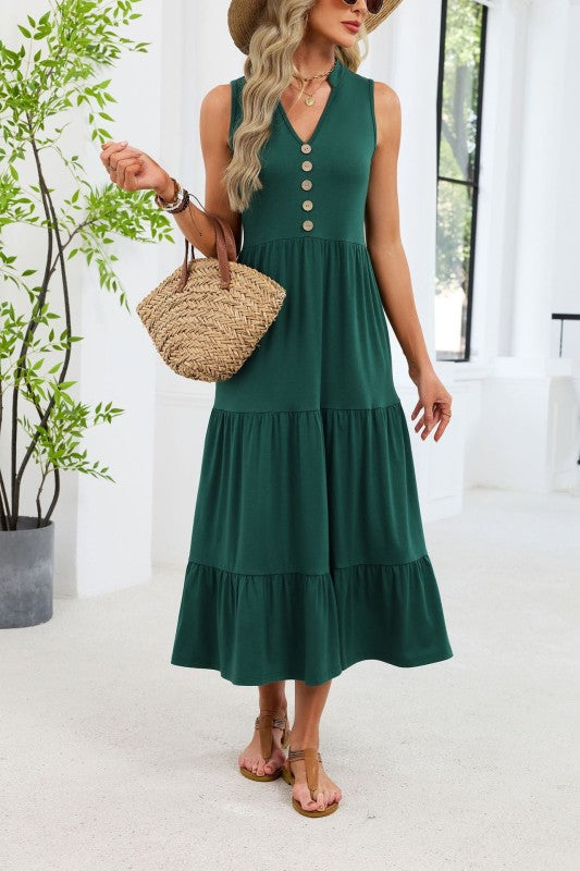 Forest Maxi Tank Dress
