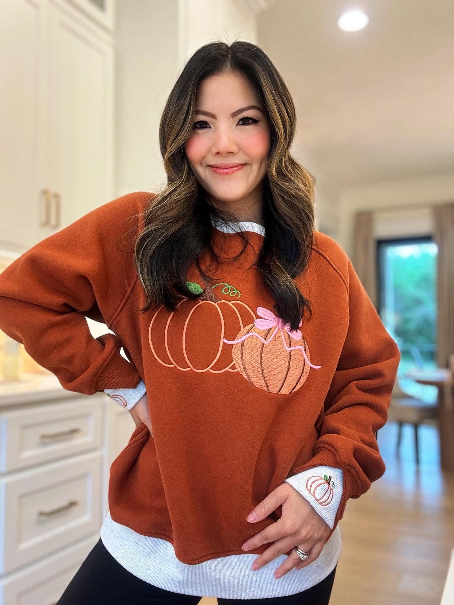 Jady K Pumpkin Peek Sweatshirt
