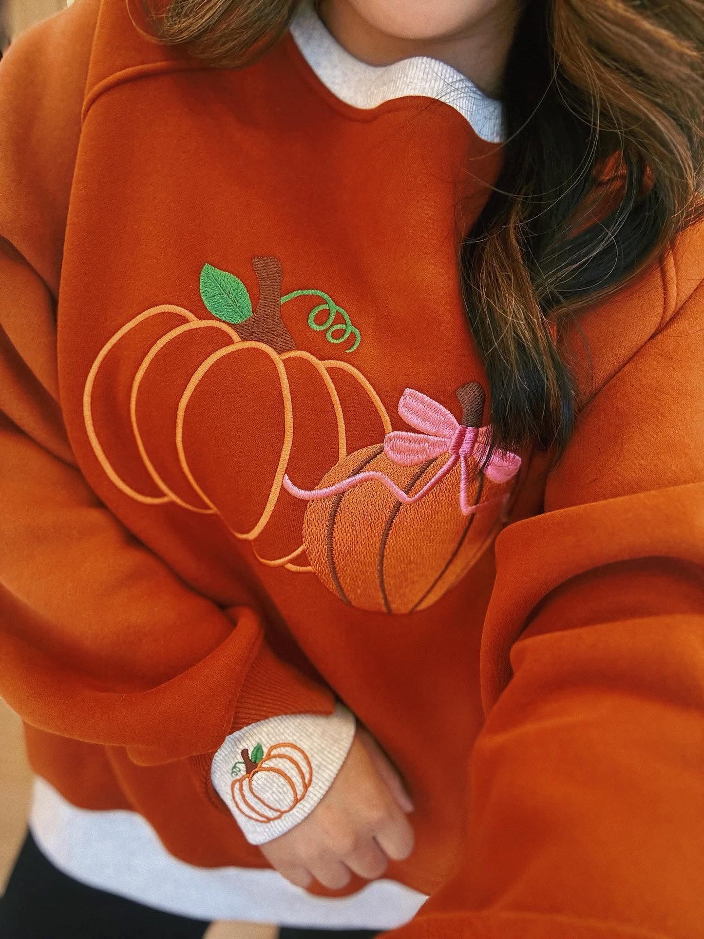 Jady K Pumpkin Peek Sweatshirt