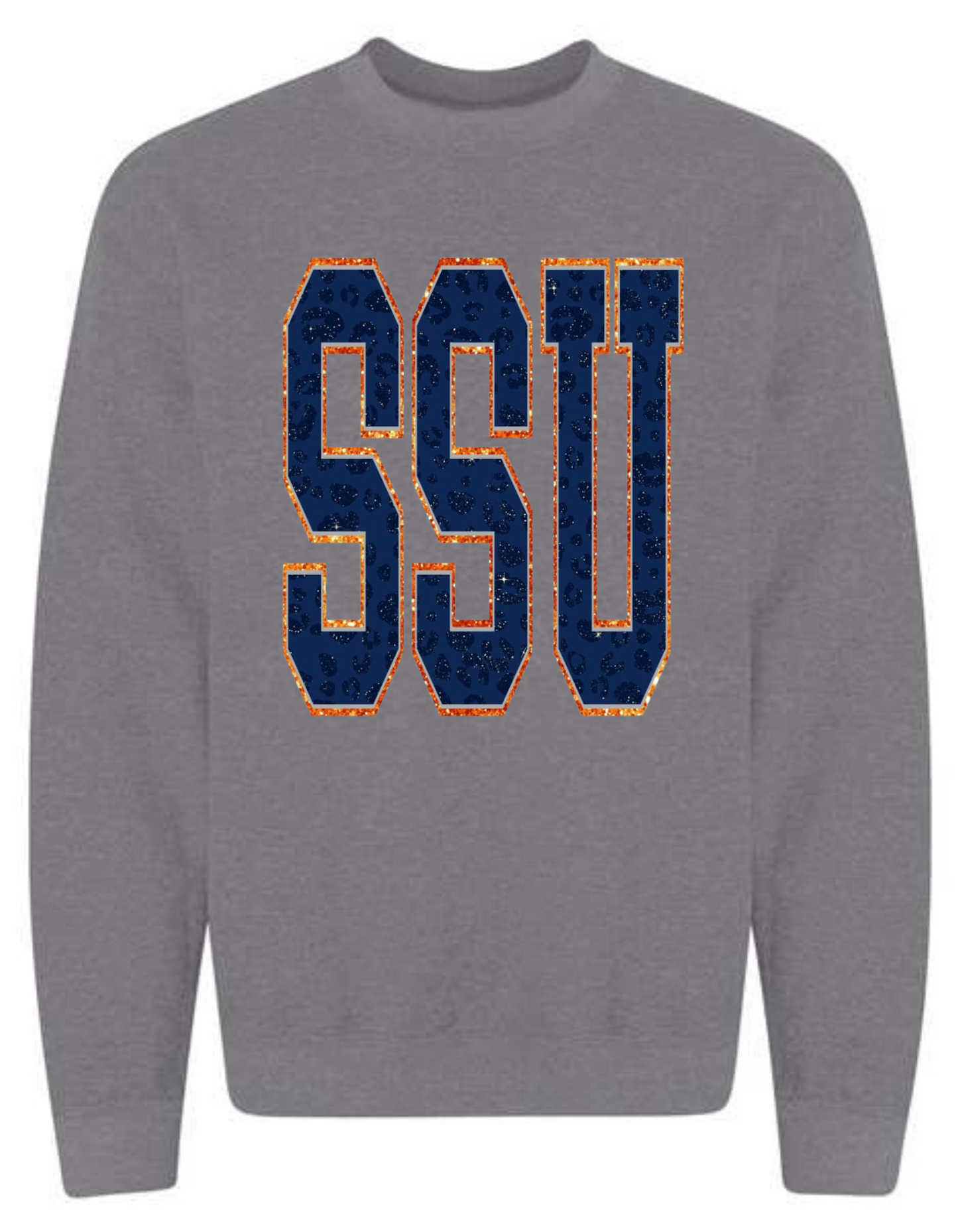 Faux Glitter SSU Print Tshirt/Sweatshirt