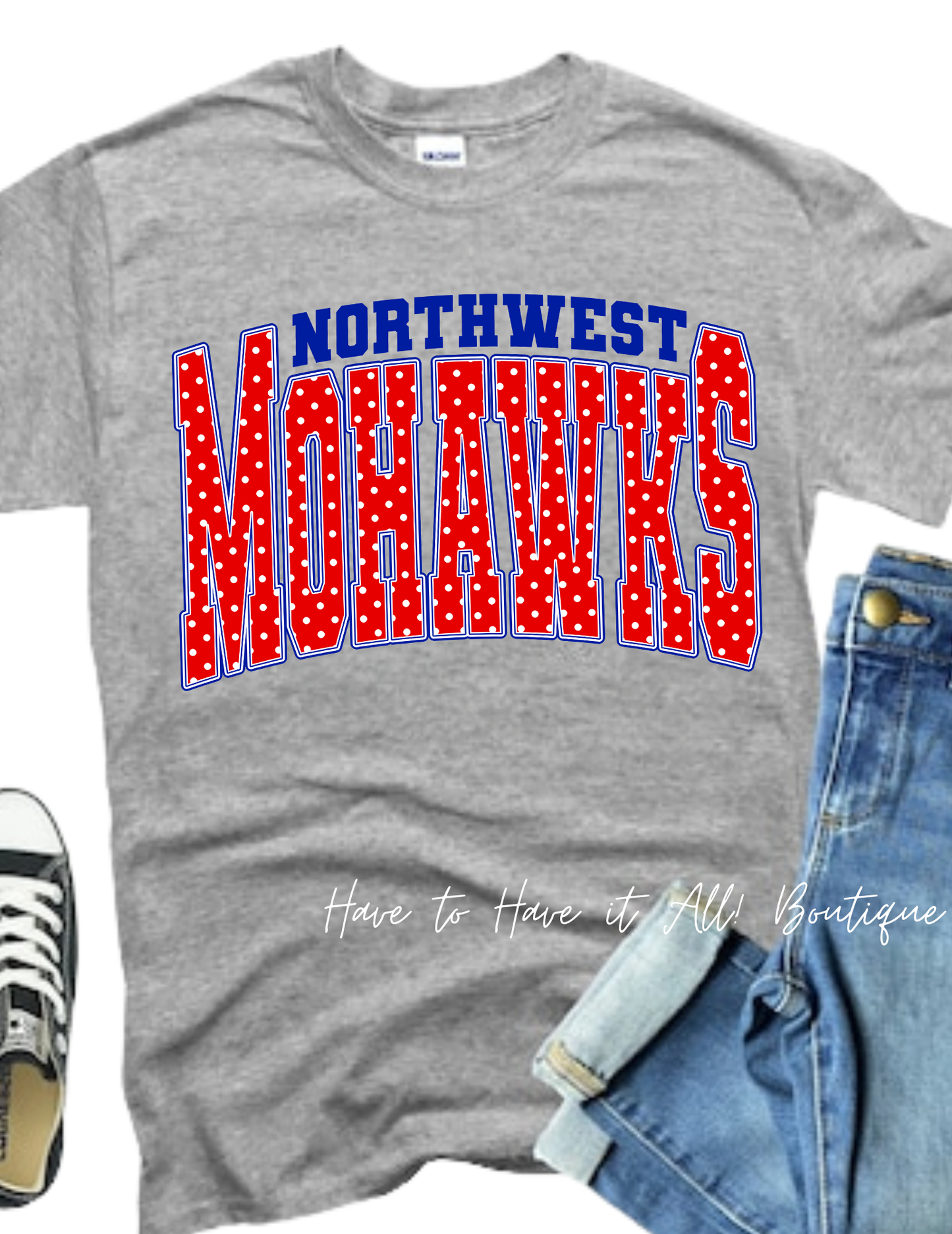 Polka Dot Mohawks Tshirt/Sweatshirt