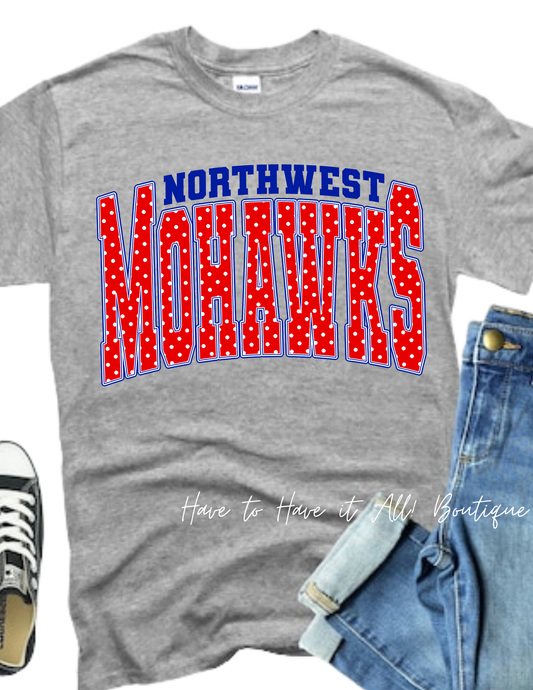 Polka Dot Mohawks Tshirt/Sweatshirt