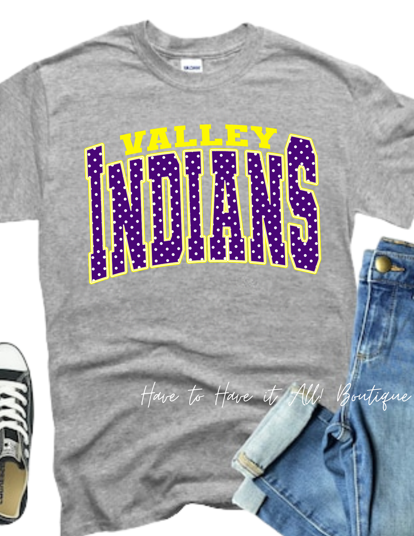 Polka Dot Indians Tshirt/Sweatshirt