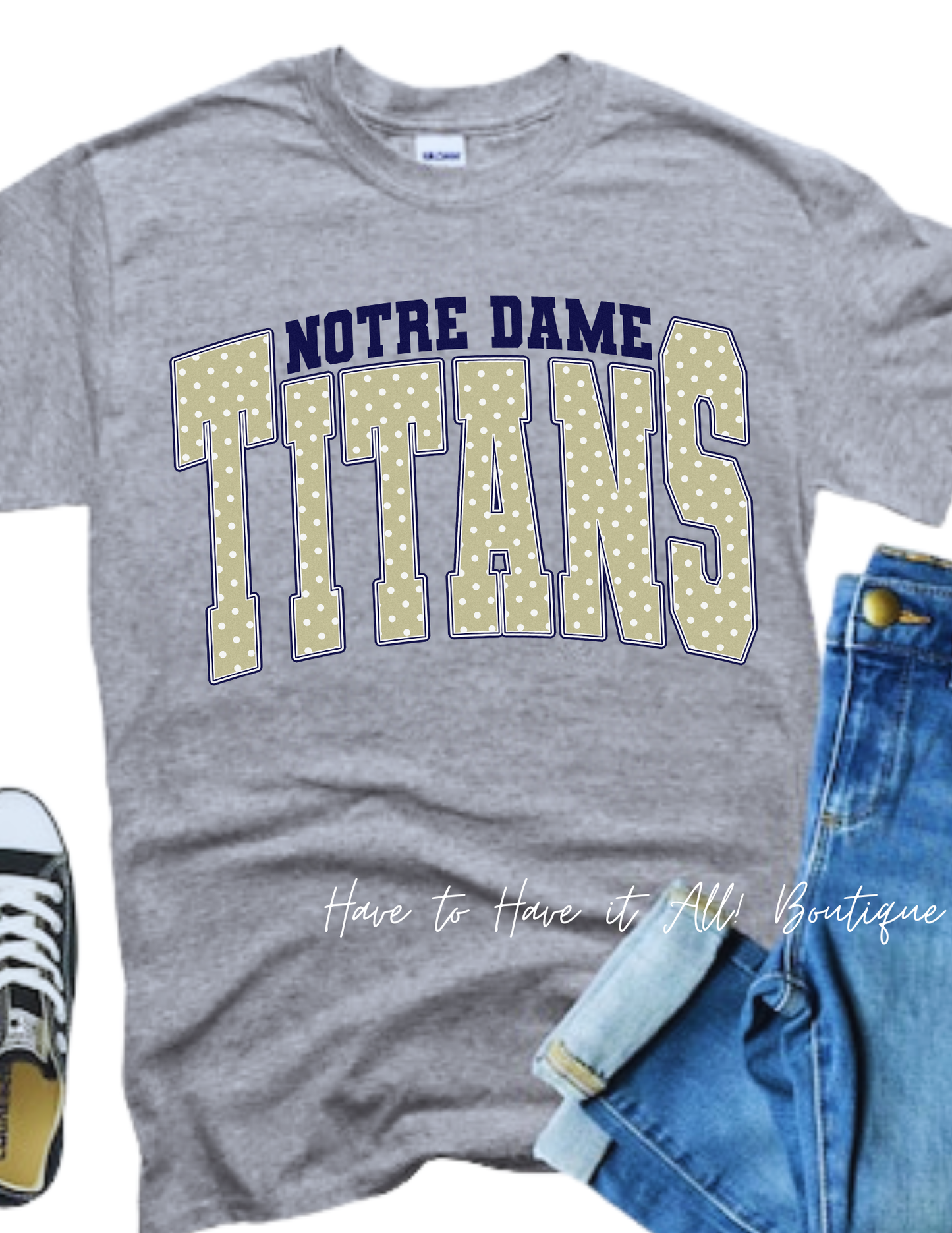 Polka Dot Titans Tshirt/Sweatshirt