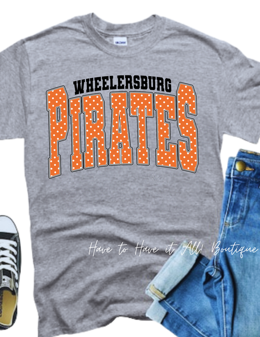 Polka Dot Pirates Tshirt/Sweatshirt