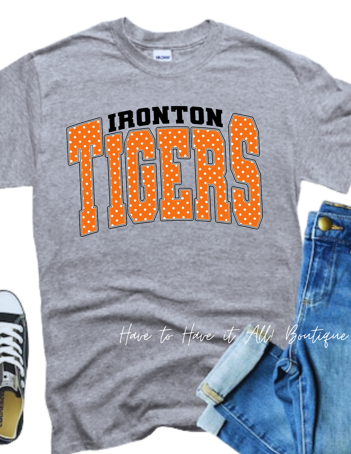Polka Dot Ironton Tshirt/Sweatshirt