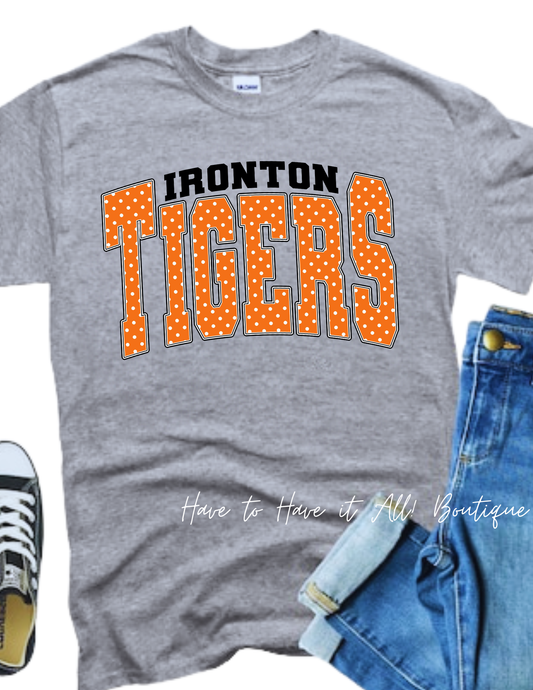 Polka Dot Ironton Tshirt/Sweatshirt