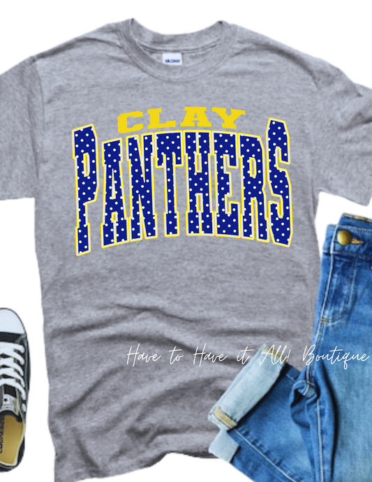 Polka Dot Panthers Tshirt/Sweatshirt