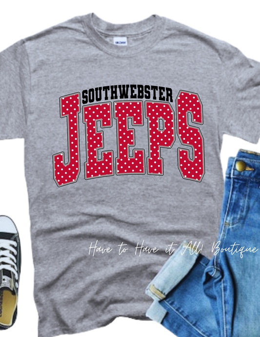 Polka Dot Jeeps Tshirt/Sweatshirt