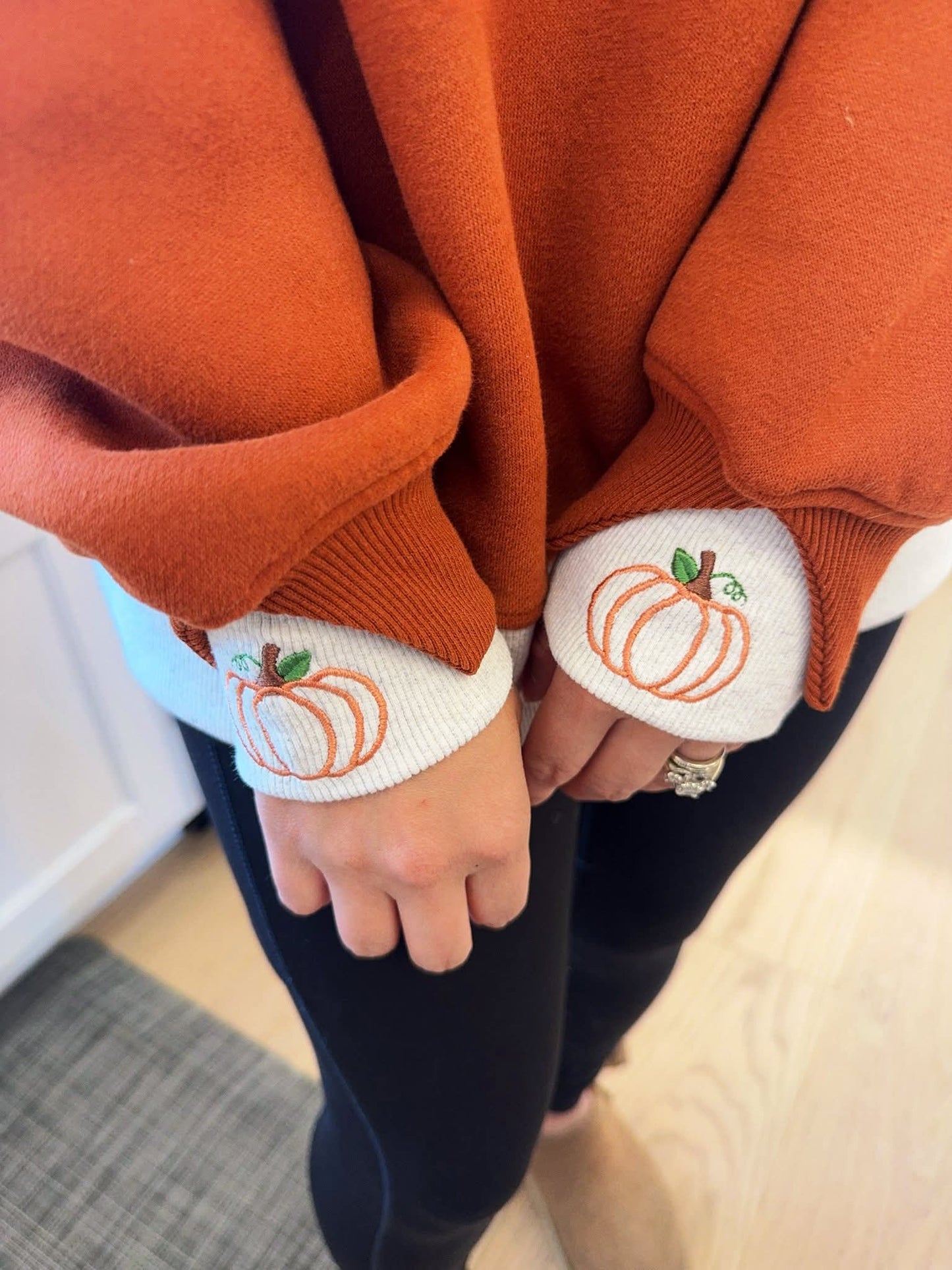 Jady K Pumpkin Peek Sweatshirt