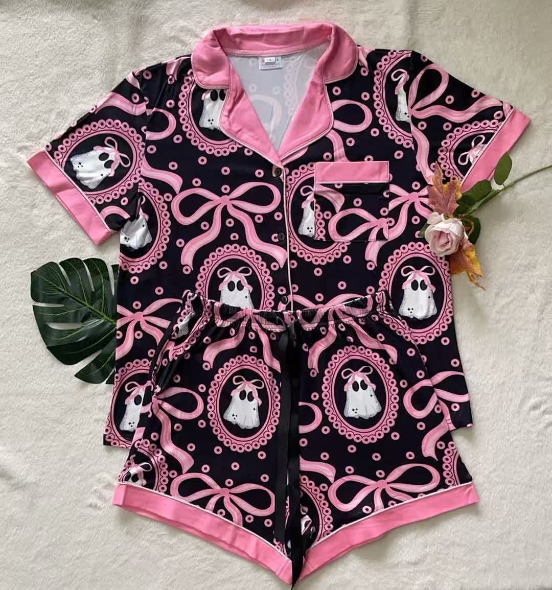 Pink Ghost Shirley Short PJ Preorder *free gift with purchase*