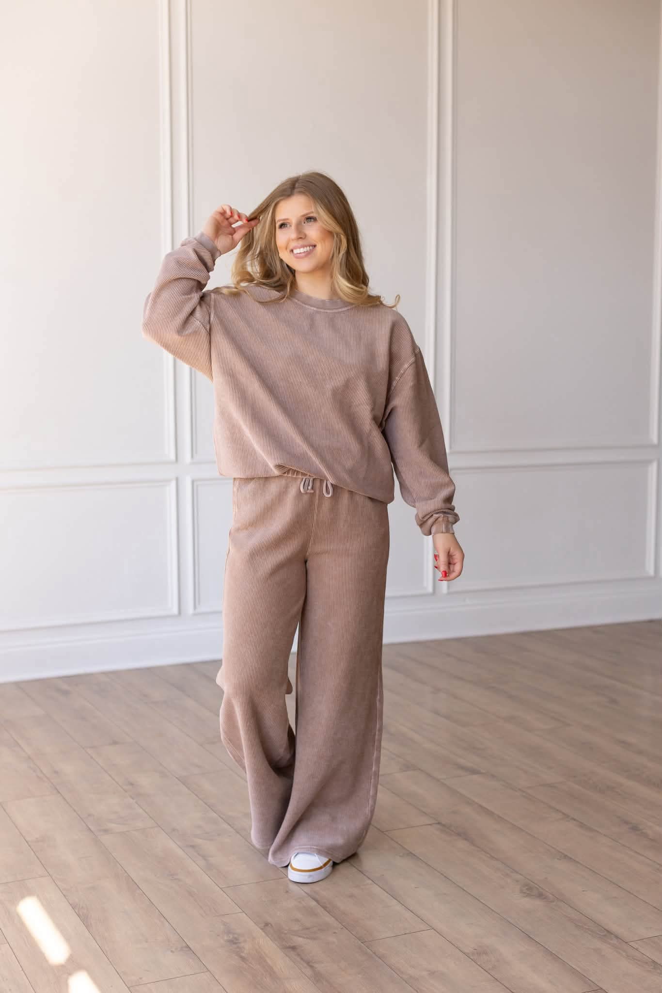 Toffee Corded Crew or Pants