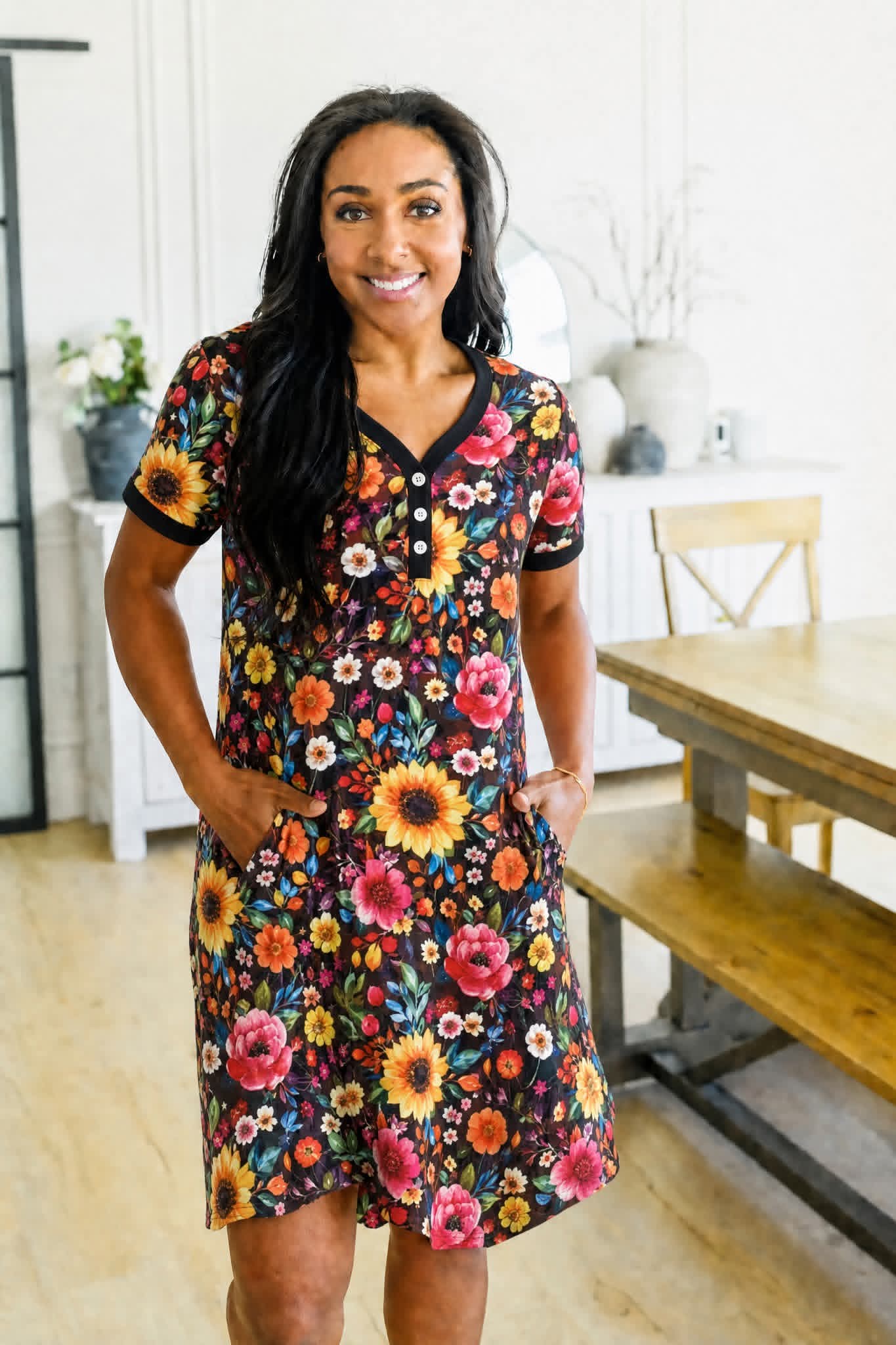 Fall Floral Shirley Gown Preorder