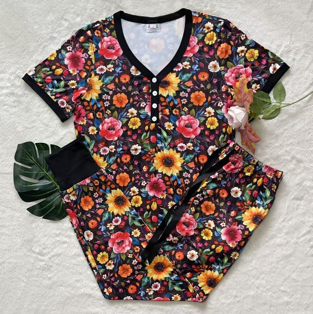 Fall Floral Shirley Jogger PJ Preorder