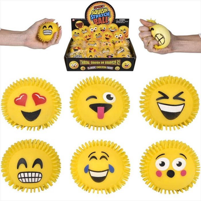Emoji Spiky Squish Stretch Ball