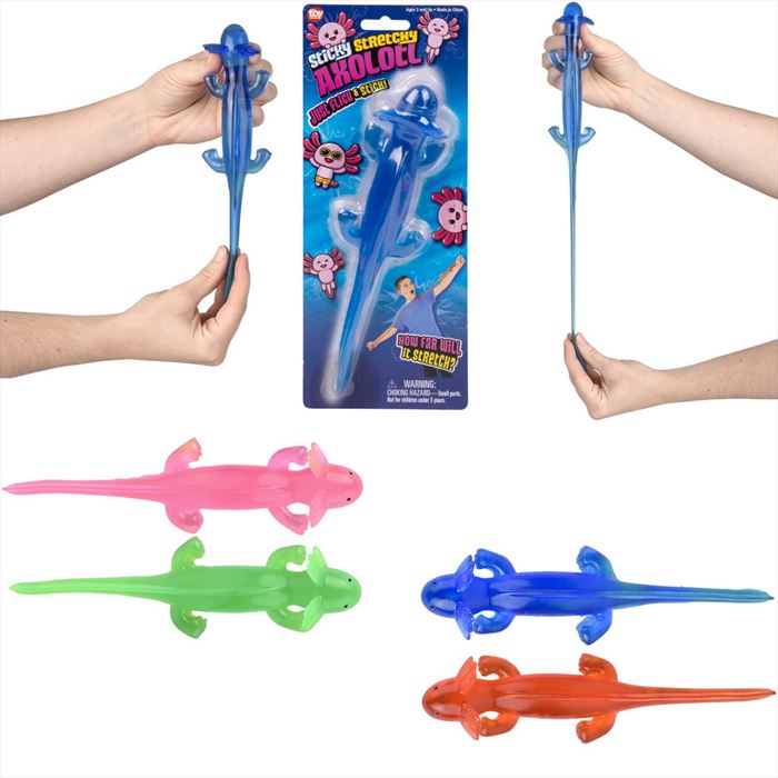 Flick, Stick, and Stretch Axolotl