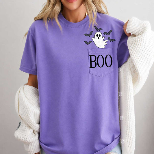 Boo Pocket Tee (preorder)
