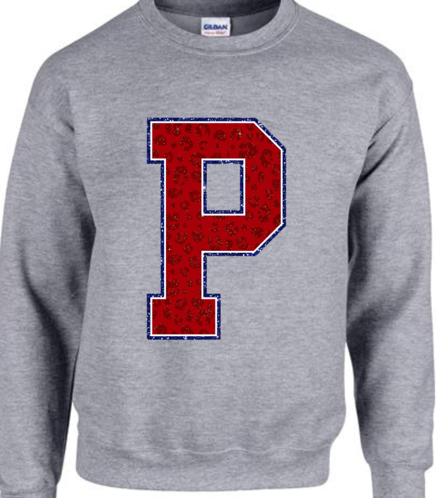 Faux Glitter P Print Tshirt/Sweatshirt