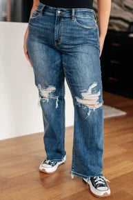 JB 90's Knee Destroyed Straight 82592