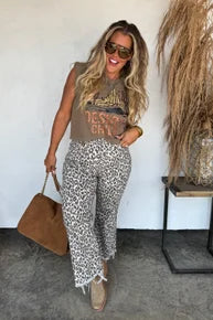 Blakely Neutral Cheetah Urban Crops